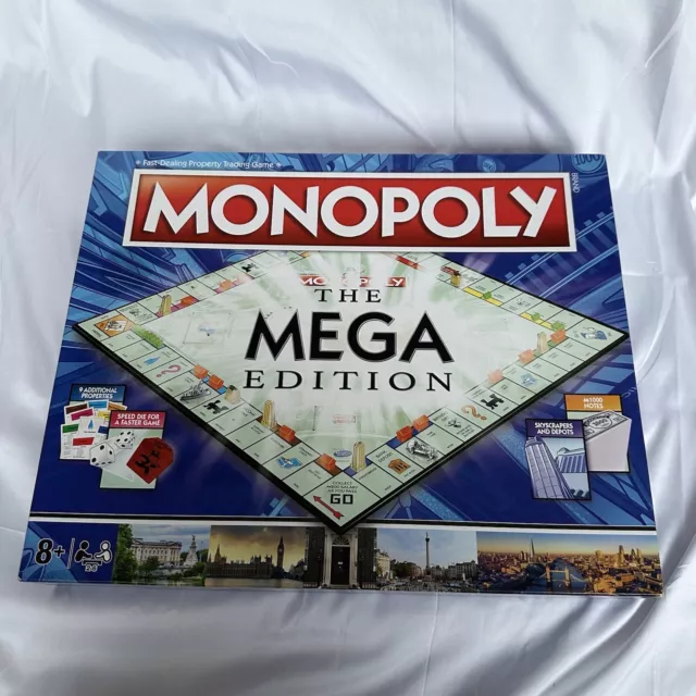 Monopoly The Mega Edition Board Game 2021 Family Fun Game Opened Contents Sealed