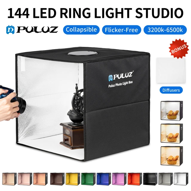 PULUZ 25cm/40cm Portátil Estudio Fotográfico Caja de Luz LED Mini Luz Tienda Fondo