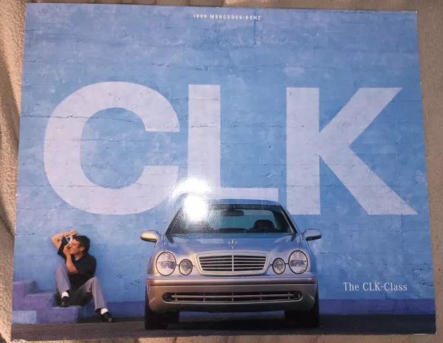 1999 Mercedes Benz CLK-class Brochure CLK320 Conv't CLK430 Sport Sales Catalog