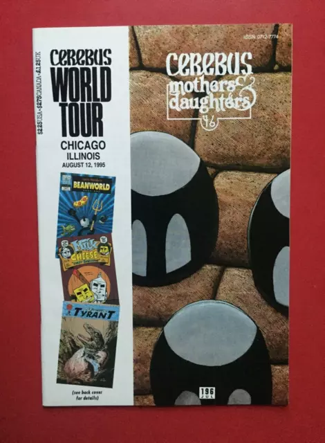 CEREBUS #196 (NM-) DAVE SIM Aardvark Vanaheim 1995 Mothers Daughters 46