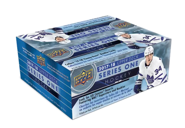 Upper Deck 2017-18 NHL Hockey Series 1 Factory Sealed Trading Card Retail Box