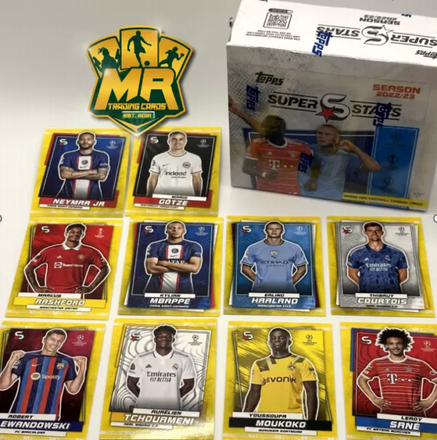 Topps UEFA Football Superstars 22/23 # Common Yellow Parallel Cards # 1 - 200