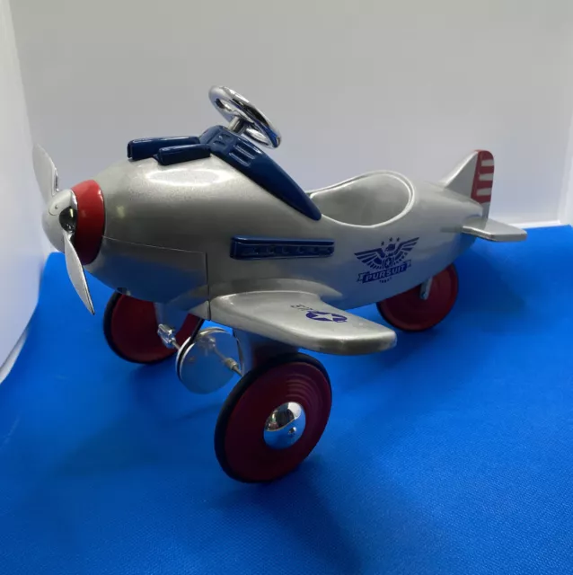 Pursuit Plane Pedal Car 1:3 Scale limited Edition Die Cast Metal 1993 Xonex