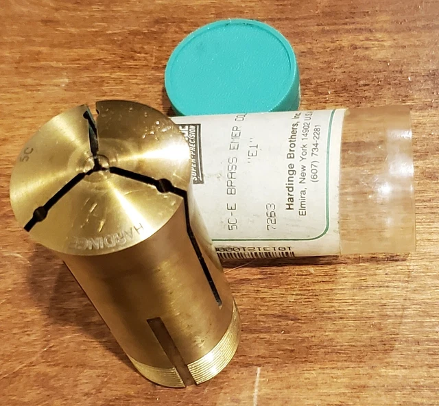 Hardinge Usa No.e1 Brass 5C Emergency Collet Internal Threads