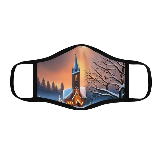 Fitted Winter Polyester Face Mask
