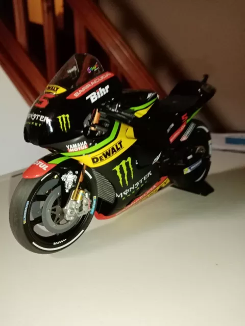 Minichamps 1/12 Zarco 2017 Yamaha Yzr M1 – Monster Yamaha Tech 3 Team Moto Gp