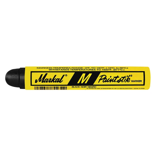 MARKAL 81923 Paint Marker,11/16 In.,Black,PK12