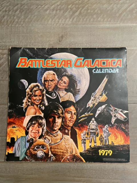 VTG Battlestar Galactica 1979 Wall Hang Calendar Universal City Studios Unused