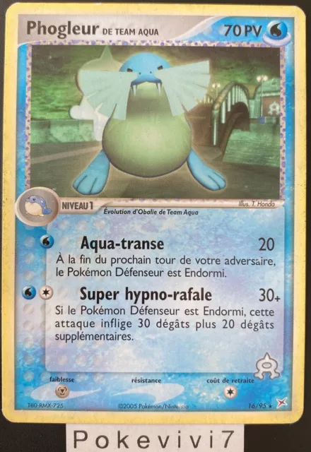 Carte Pokemon PHOGLEUR 16/95 Rare Bloc EX Team Aqua VS Team Magma FR OCCASION