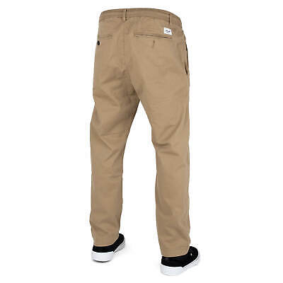 Reell Reell reflex Sciolto chino Pantaloni Uomo Scuro Sabbia Beige Pattini 