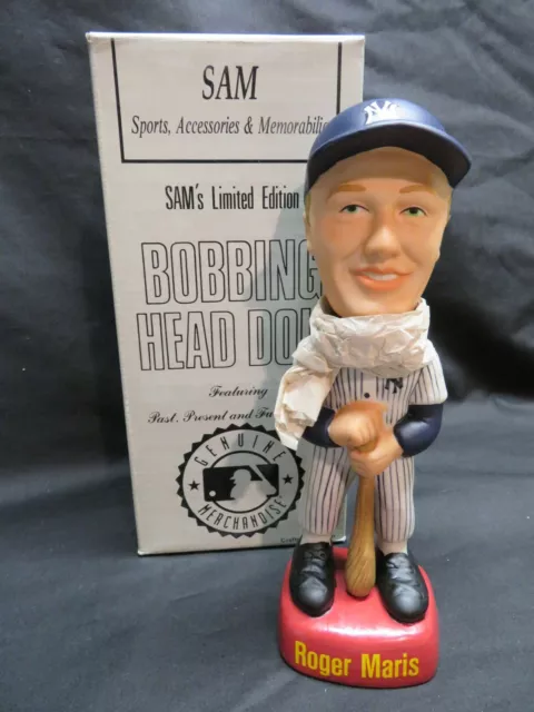 ROGER MARIS,  SAM Bobblehead Doll, Bobbing Head Doll,  New York Yankees