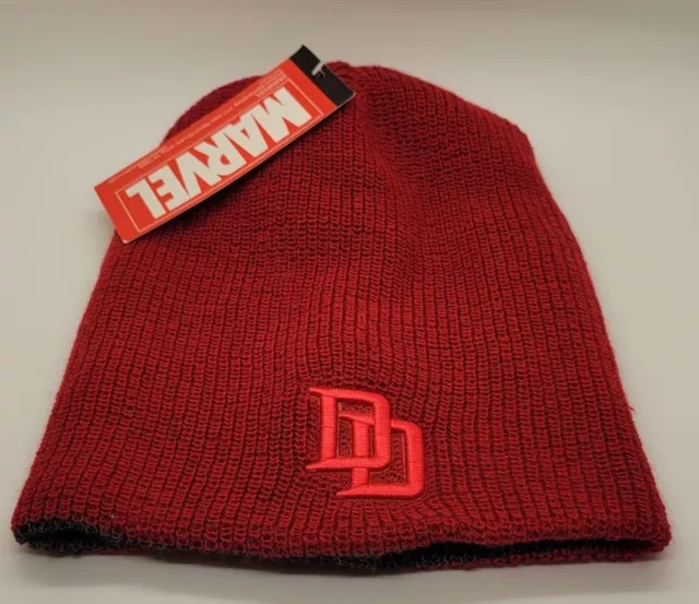 Marvel Daredevil & Punisher Reversible Beanie Hat Cap Loot Crate NEW