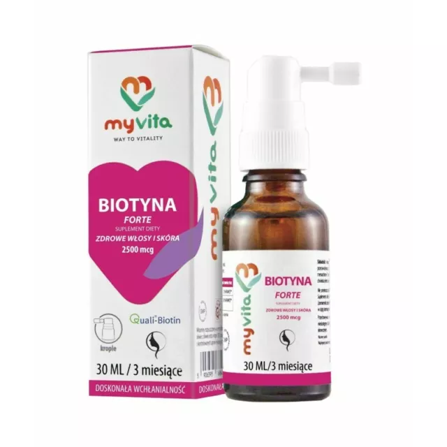 Biotin Forte 2500mcg 30ml Liquid drops MyVita