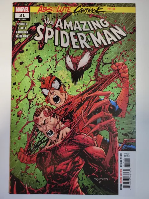 Amazing Spider-Man #31 Marvel 2018 Series Absolute Carnage 9.4 Near Mint