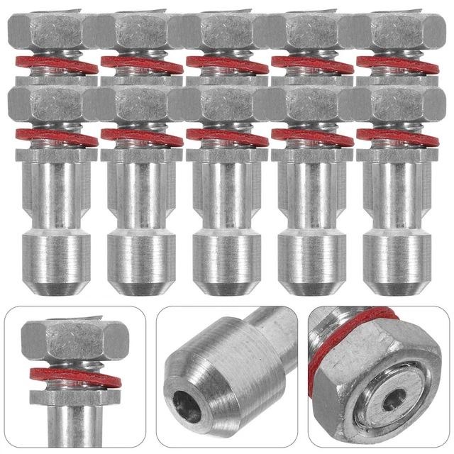 Kit 10 Valvole Di Scarico Per Macchine Caffè Jura, Nivona, Miele, Rotel – Capezzolo + Testa + O-ring