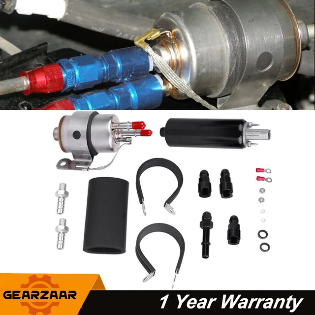 LS FUEL FILTER & Regulator EFI Fuel Pump Kit Set Returnless 6AN Engine