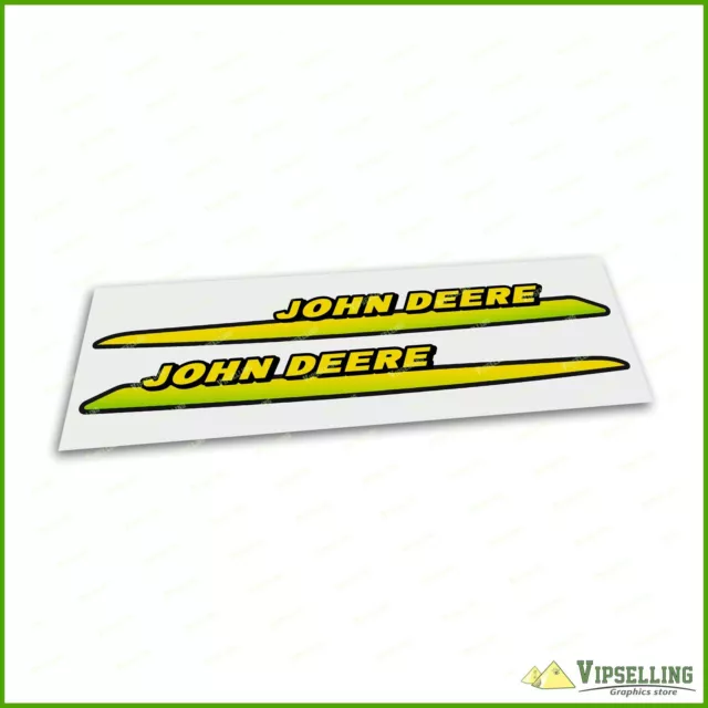 JOHN DEERE TRACTOR Upper Hood Vinyl Decals Sticker 325 335 345 355d