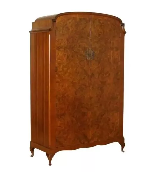 Art Deco Burr Walnut Wardrobe