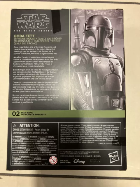 The Book Of Boba Fett Star Wars The Black Series Throne Room 6" figure Disney+ 3