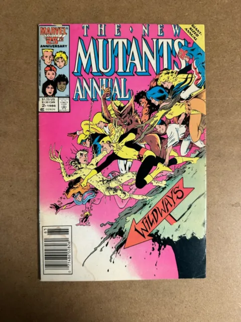 The New Mutants Annual #2 - Oct 1986 - Vol.1 - Newsstand - Major Key - (833A)