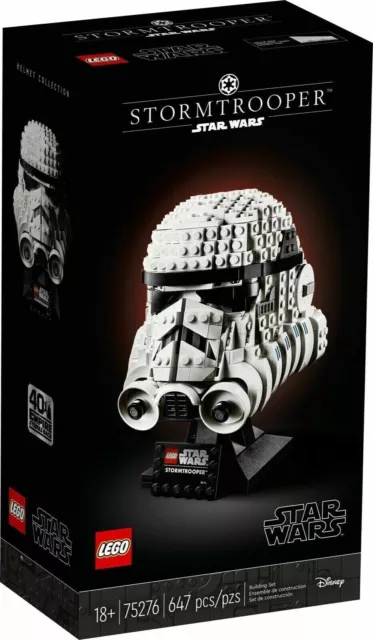 Brand New LEGO STAR WARS Stormtrooper Helmet 75276 Head Collection Set SEALED