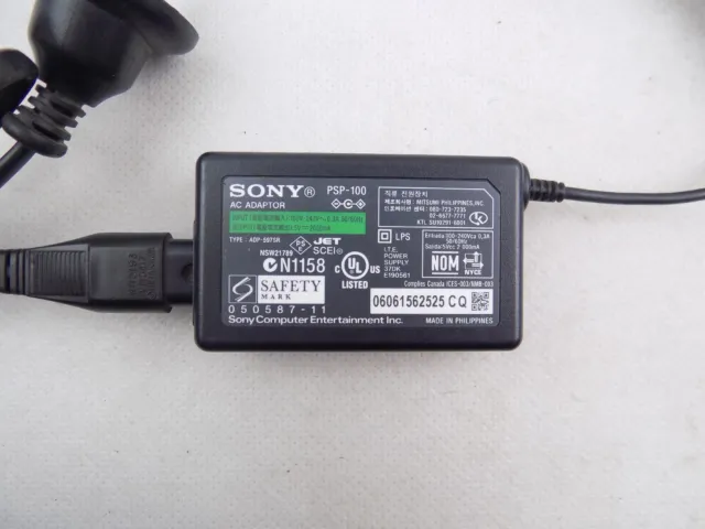 Genuine Sony Playstation Portable Charger PSP AC Adaptor 2