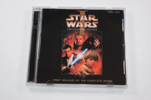 Star Wars Phantom Menace Soundtrack First Complete 2-CD Set PROMO 2000 35 tracks