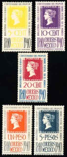 Mexico Stamps # 754-8 MLH VF Top Value No Hinge Scott Value $132.00