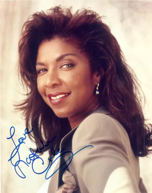 Natalie Cole Autographed 8": X 10" Color Photo