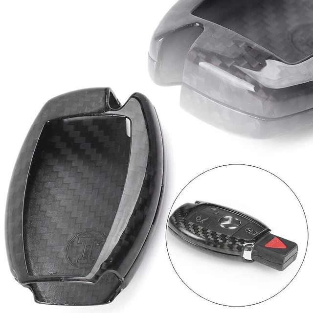 For MERCEDES-BENZ CLS GLA GLE GLS Remote Key Case FOB Shell Cover Carbon Black