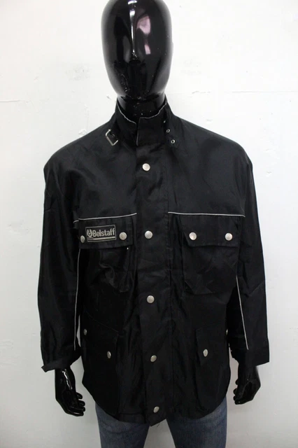 Giubbotto Belstaff Uomo Taglia L Giubbino Jacket Giacca Coat Logo Man Nero