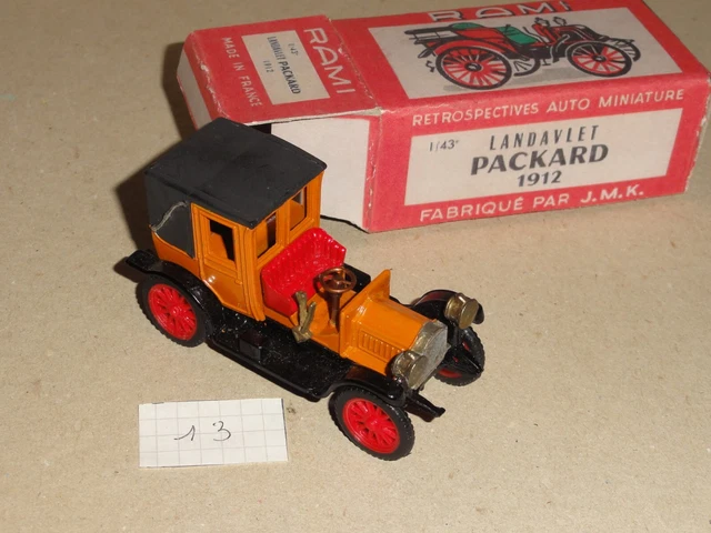 354Z Rami JMK 31 Frankreich Luc Kurze Racing 2 Kübel 1901 Gelb 1:43