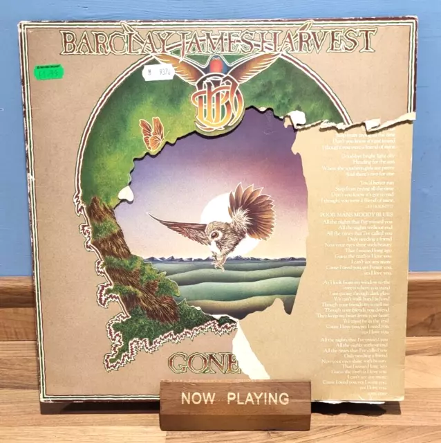 Barclay James Harvest ‎– Gone To Earth Vinyl Record (2442 148) VG+/G