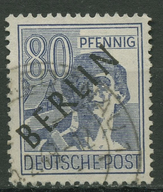 Berlin 1948 Schwarzaufdruck 15 gestempelt