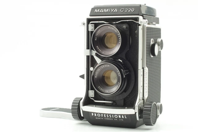 [MINT] Mamiya C220 Pro TLR 6x6 Film Camera + Sekor 80mm f/3.7 Late Lens JAPON