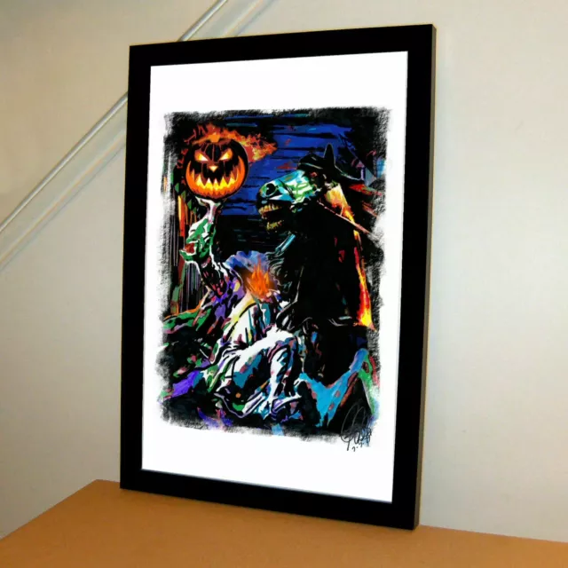 Headless Horseman Legend of Sleepy Hollow Halloween Print Poster Wall Art 11x17