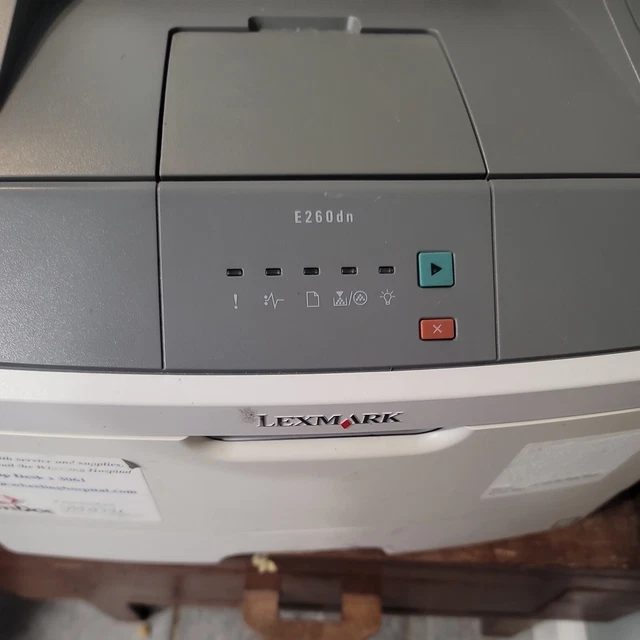 Lexmark E260dn Laser Monochrome Workgroup Network Printer.