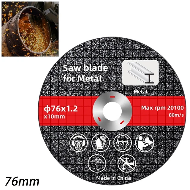 Roue de meulage circulaire haute performance 76 mm/3 pouces scie lame meuleuse d