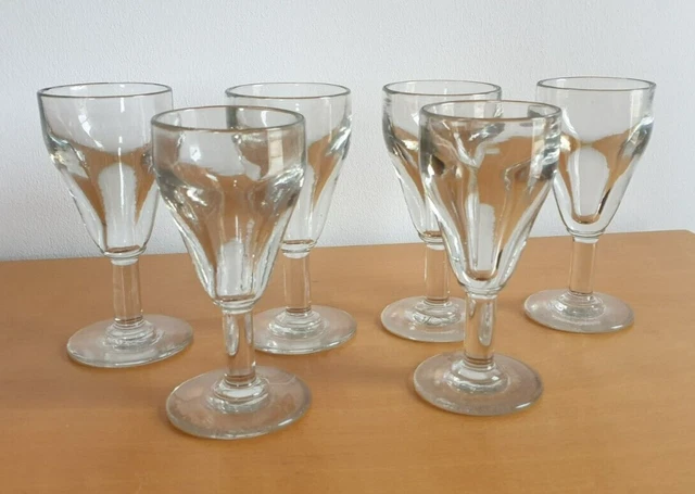 Set 8 Verres à Absinthe Français + Cuillères + Dessous – Torsade Classique