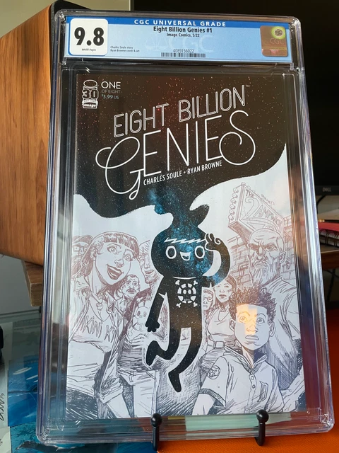 Eight Billion Genies #1 Cgc 9.8 Nm Wp 1St Print Image Comics 2022