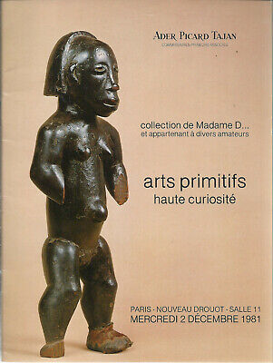 TAJAN PARIS PRIMITIVE AFRICAN PRE-COLUMBIAN ART Mask Figures Auction Catalog 81