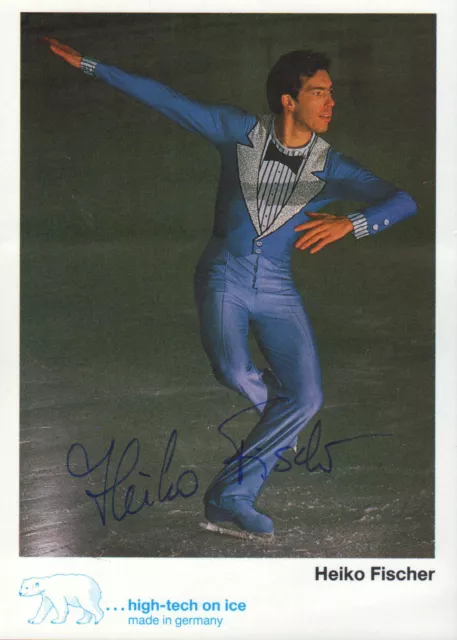 Heiko Fischer, Autogrammkarte A 6, Original signiert, Eiskunstlauf