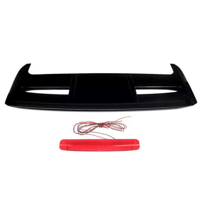 Für Ford Fiesta Mk7 Mk7.5 St Style Hintenmanschette Dachspoiler Glänzend Schwarz 08-19 Oem 3