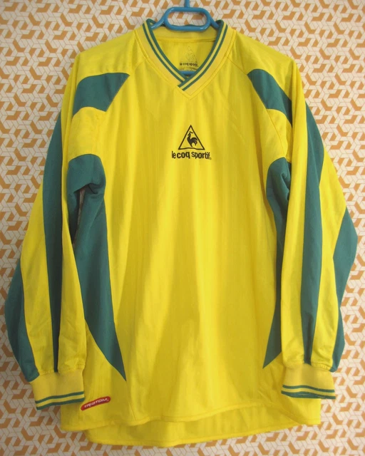 Maillot Vintage Le Coq Sportif N°11 - Orange Taille L - Kindy Chaussette Porté