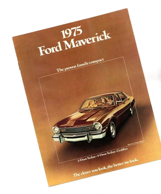 1975 FORD MAVERICK Brochure / Catalog with Spec's GRABBER, EUR 6,86