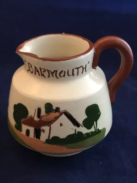 Royal Watcombe Torquay motto Ware Small Milk Jug With Barmouth