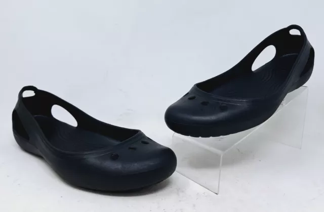 Crocs Womens Kadee Ballet Flats Slip On Comfort Sandals Shoes W 10