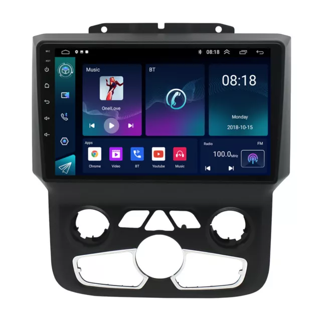 Radio estéreo Android 13 de 9" reproductor de navegación GPS para Dodge RAM 1500-5500 13-18 AIRE ACONDICIONADO AUTOMÁTICO