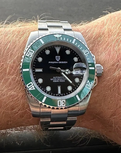 Goutent Vetro Zaffiro 36mm Cassa Dell'orologio In Ceramica Blu - Foto 5