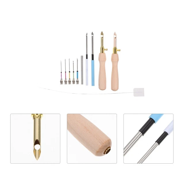 1 Satz Stickerei Punch Nadel Kreuzstich Nadel DIY Stickerei Handwerk Nadeln